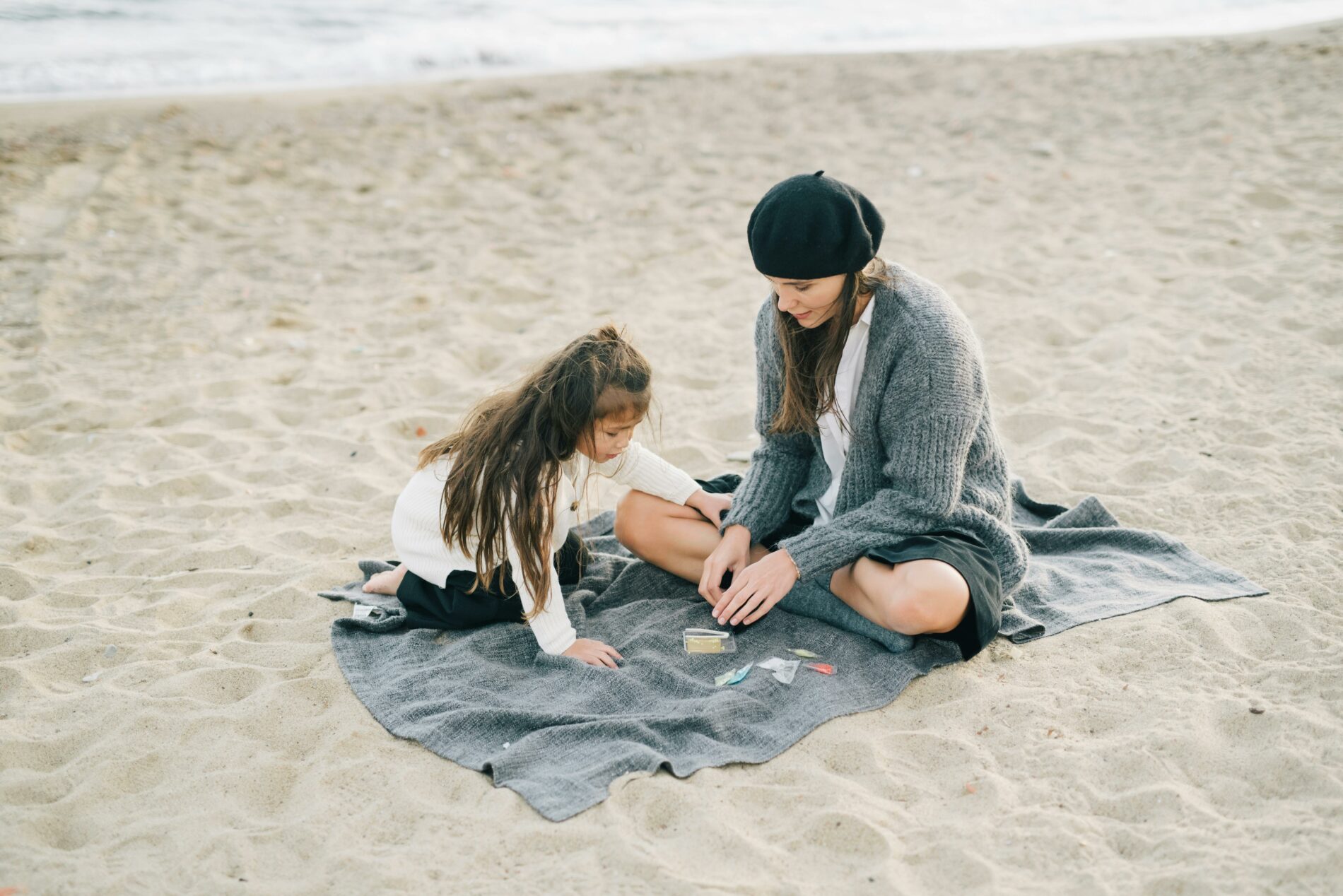 Sortie à la plage en famille, pour petit budget.